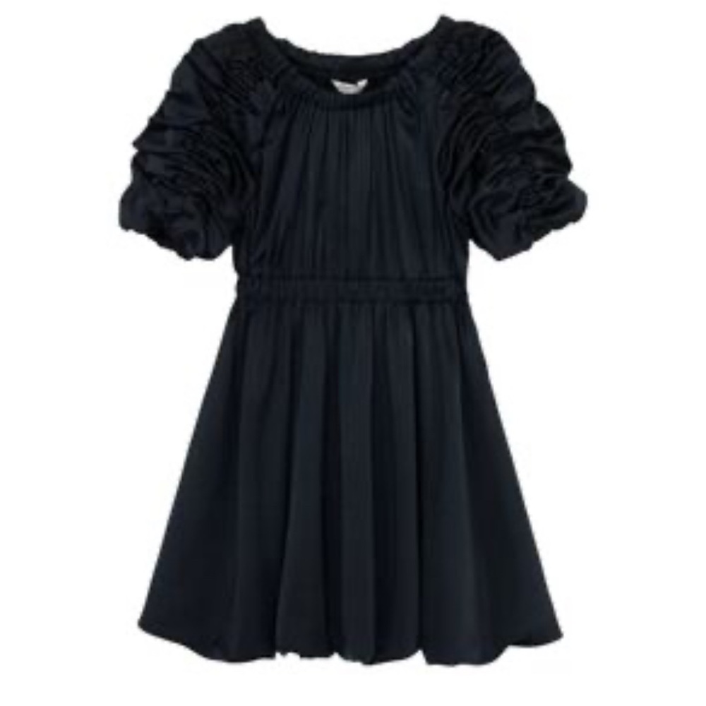 Habitual Black Puff Sleeve Dress